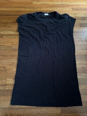 Aritzia Community Metrocles T-Shirt Dress Black XS